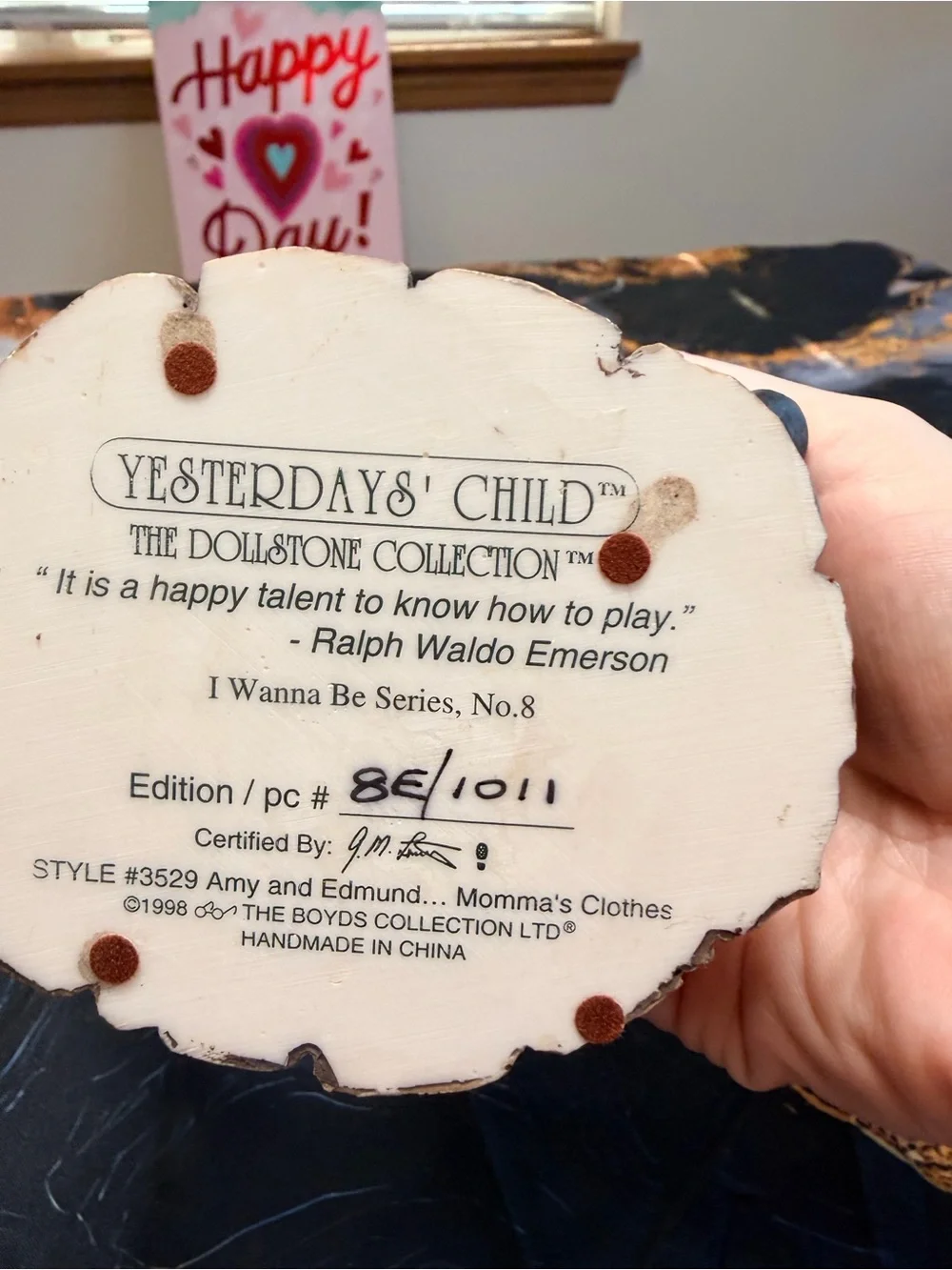 Yesterdays Child Amy & Edmond